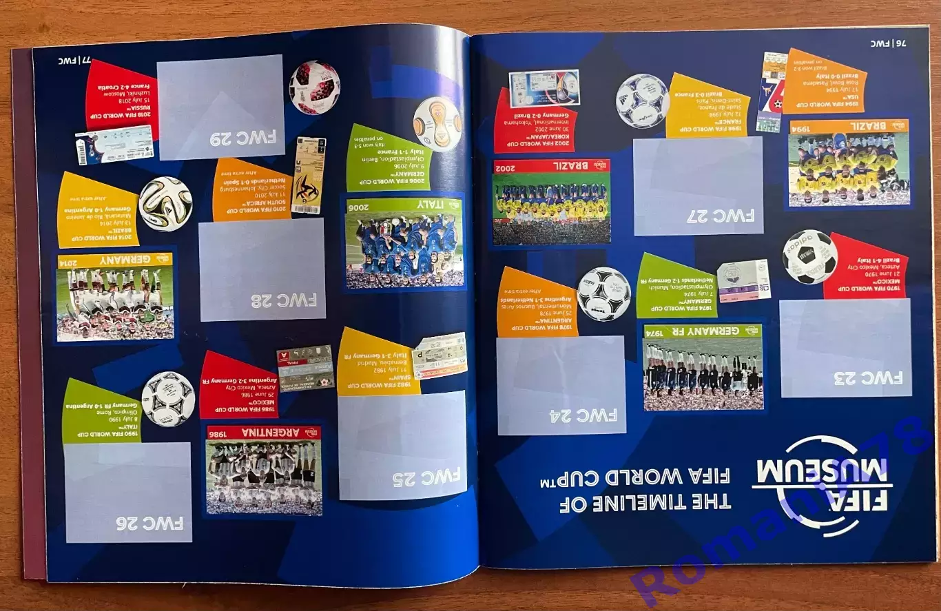 Футбол.Альбом.Чемпіонат Світу 2022.Panini.Порожній альбом. 3