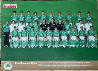 Постер з журнала Kicker(Кікер).Панатінаікос.Poster.