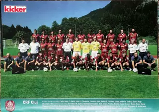 Постер з журнала Kicker(Кікер).Клуж.Poster.