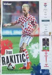 Футбол.Двосторонній постер з журнала Kicker Ракітіч/Ройс