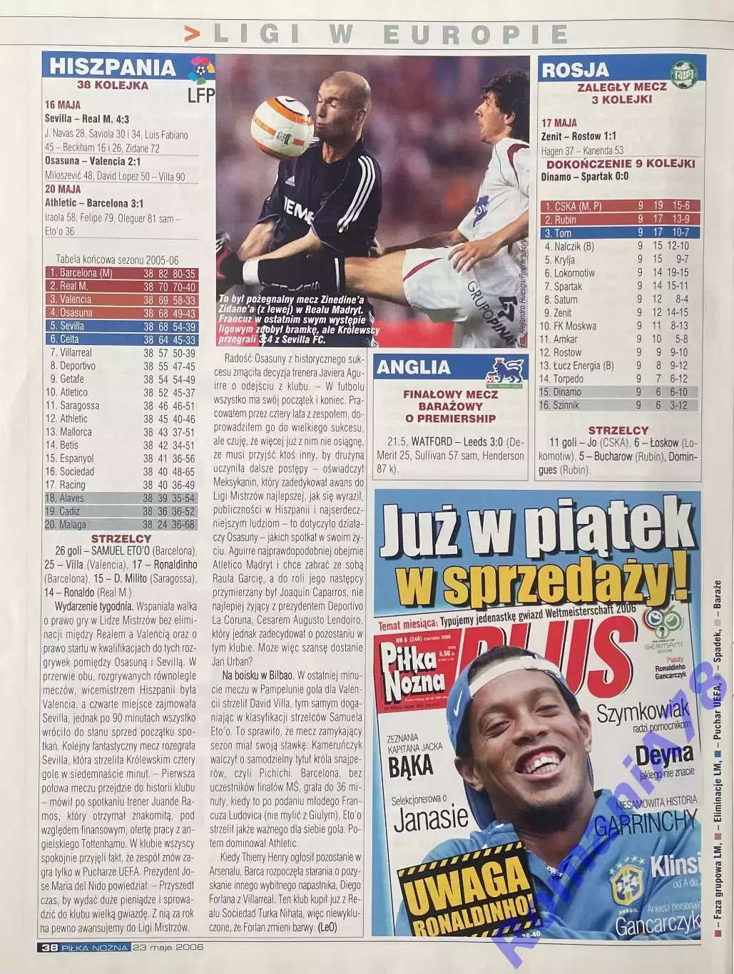 Журнал. Футбол Pilka Nozna N21/2006. 2