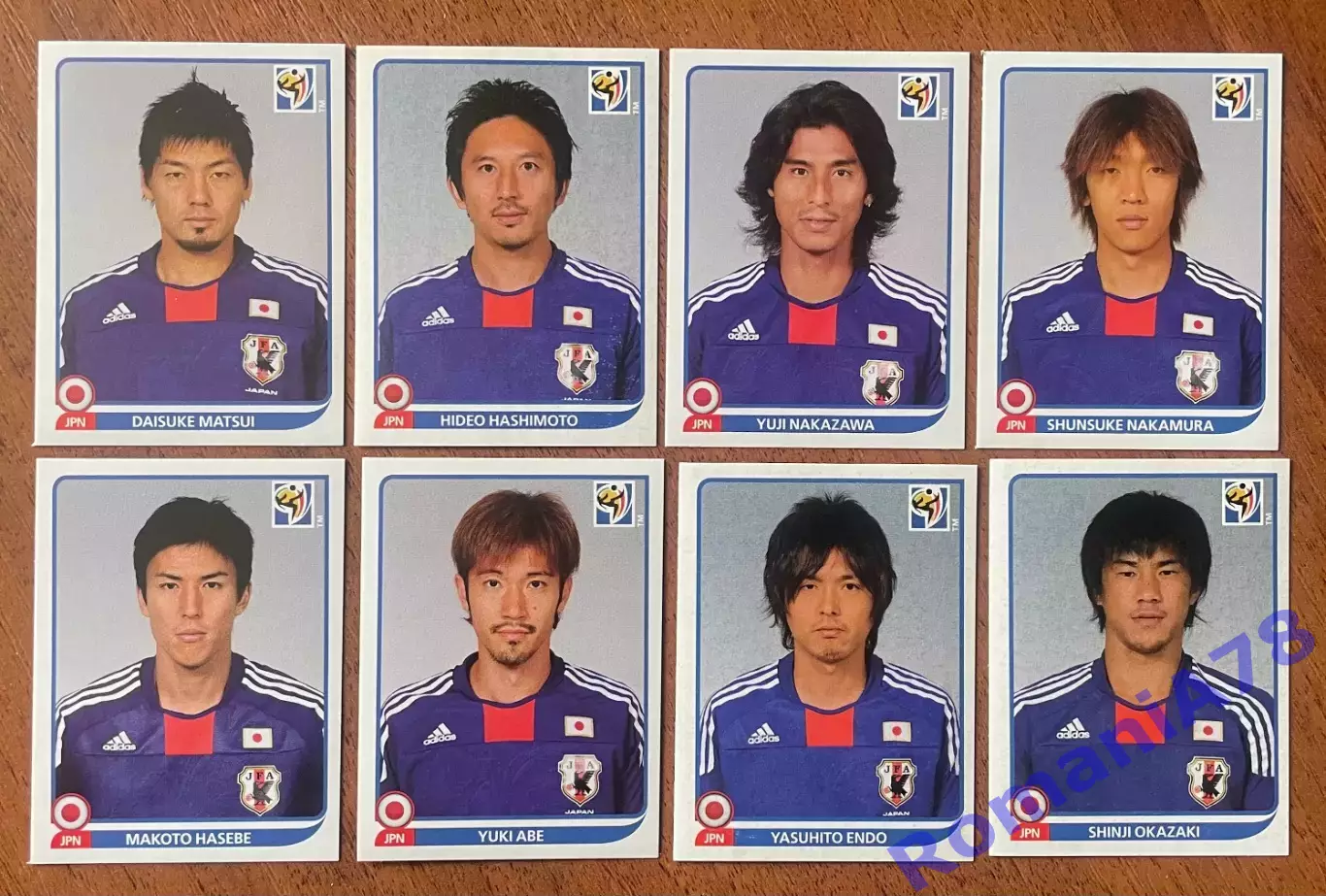 Футбол.Наклейки.Японія. Panini FIFA World Cup South Africa 2010
