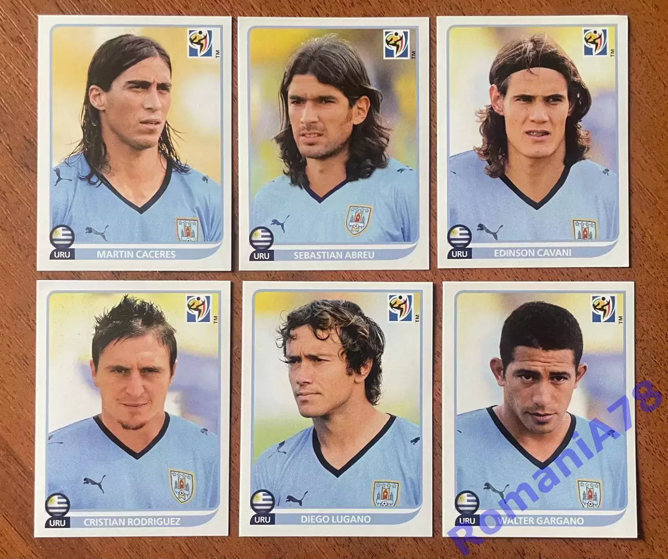 Футбол.Наклейки.Уругвай. Panini FIFA World Cup South Africa 2010
