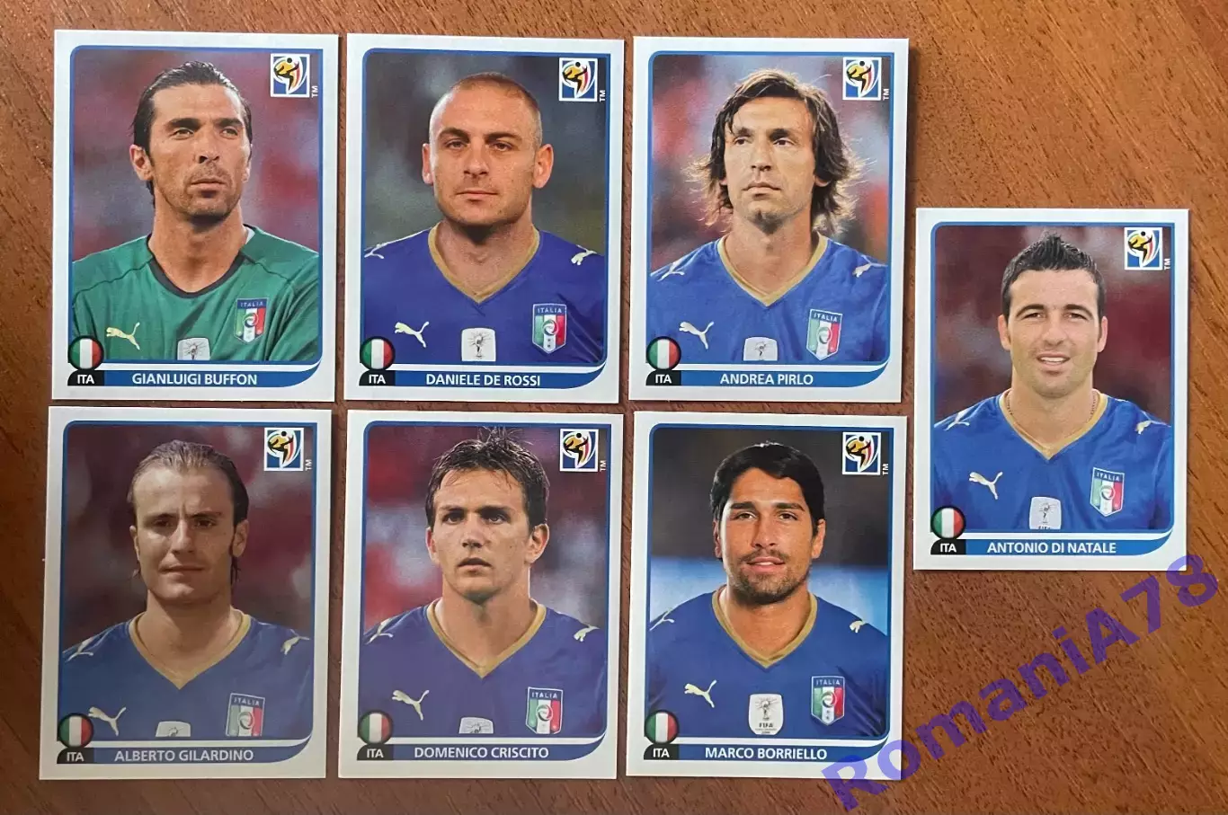 Футбол.Наклейки.Італія. Panini FIFA World Cup South Africa 2010