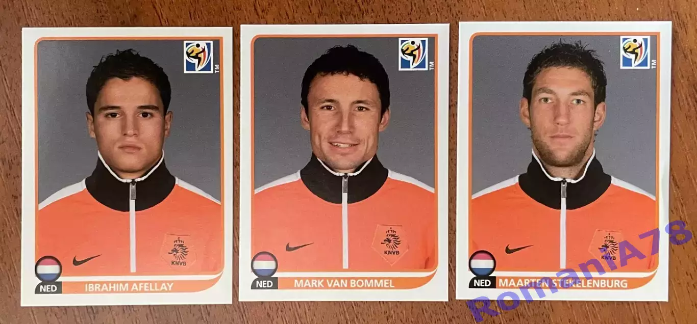 Футбол.Наклейки.Нідерланди. Panini FIFA World Cup South Africa 2010