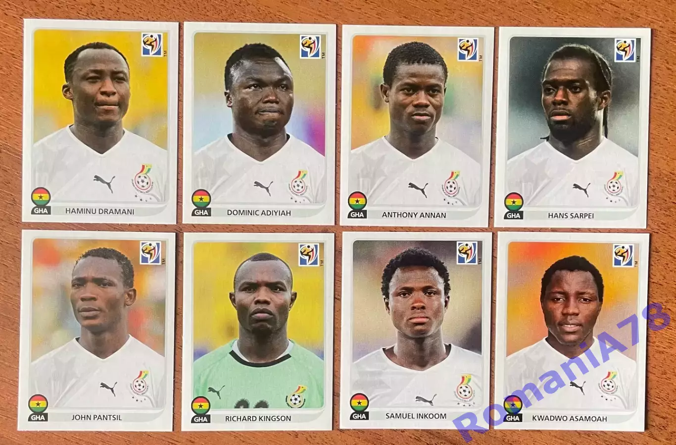 Футбол.Наклейки.Гана. Panini FIFA World Cup South Africa 2010