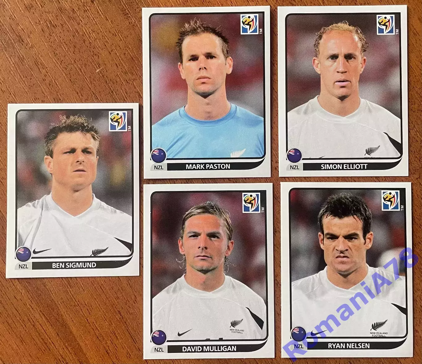 Футбол.Наклейки.Н.Зеландія. Panini FIFA World Cup South Africa 2010