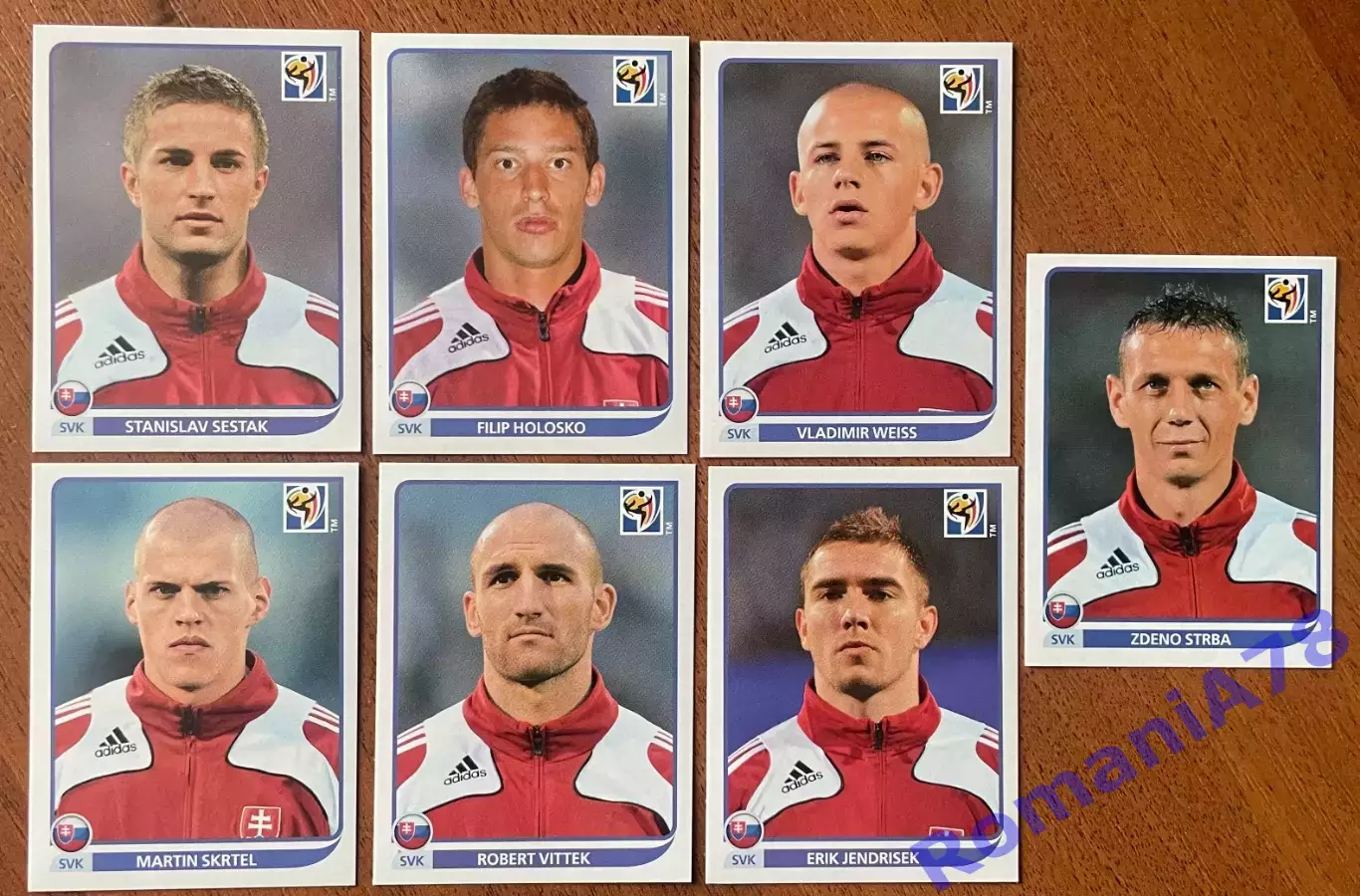 Футбол.Наклейки.Словаччина.Panini FIFA World Cup South Africa 2010