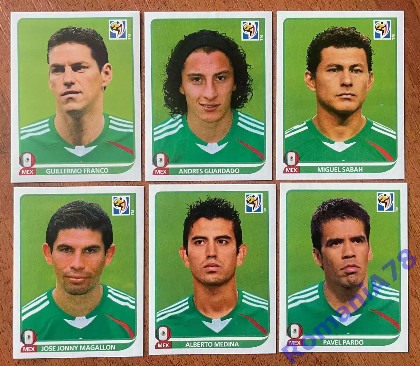 Футбол.Наклейки.Менсика.Panini FIFA World Cup South Africa 2010