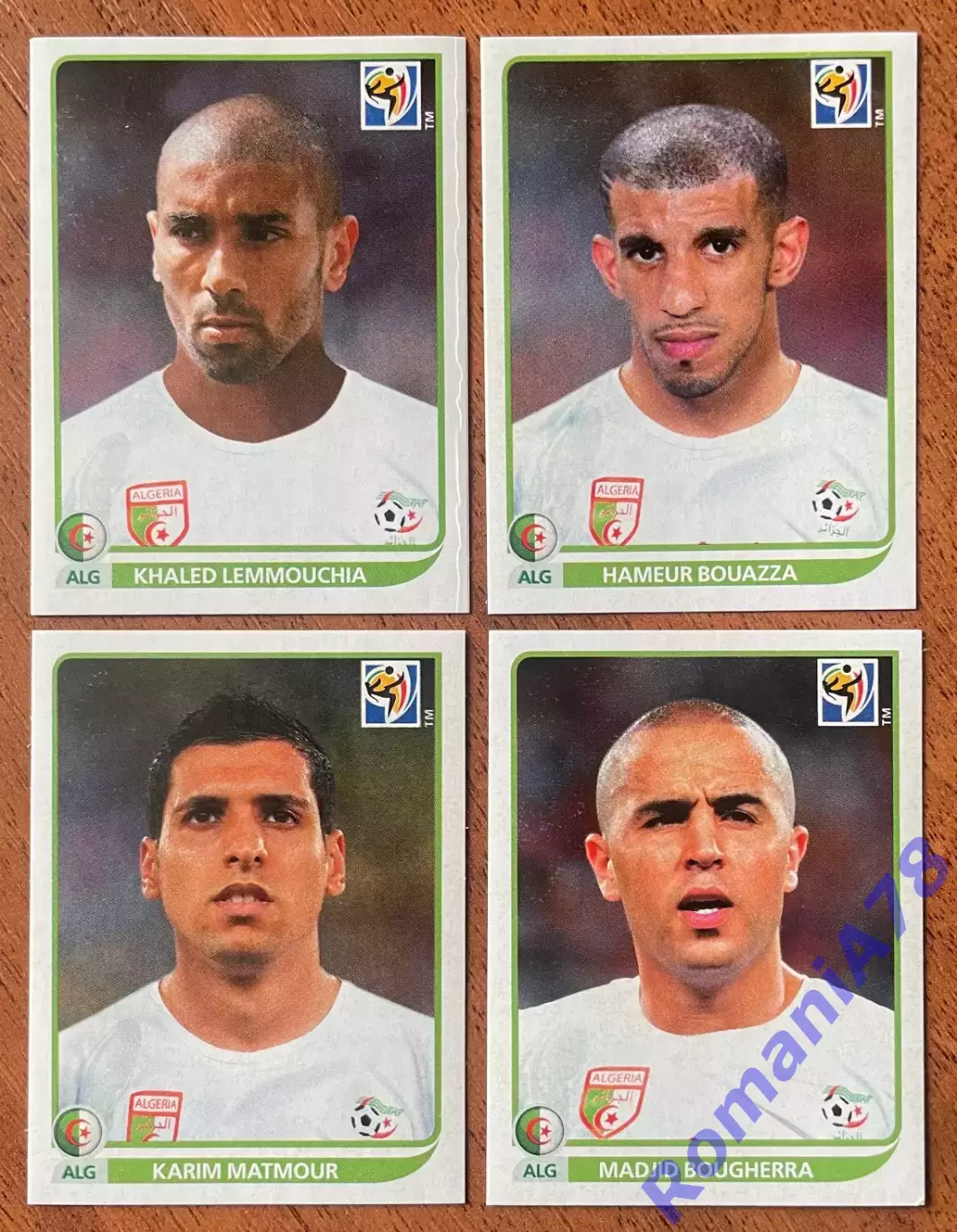 Футбол.Наклейки.Алжир.Panini FIFA World Cup South Africa 2010