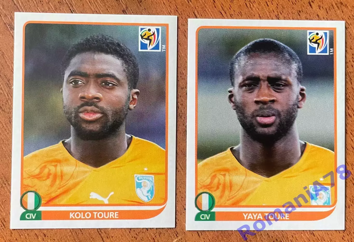 Футбол.Наклейки.Кот д Івуар.Panini FIFA World Cup South Africa 2010