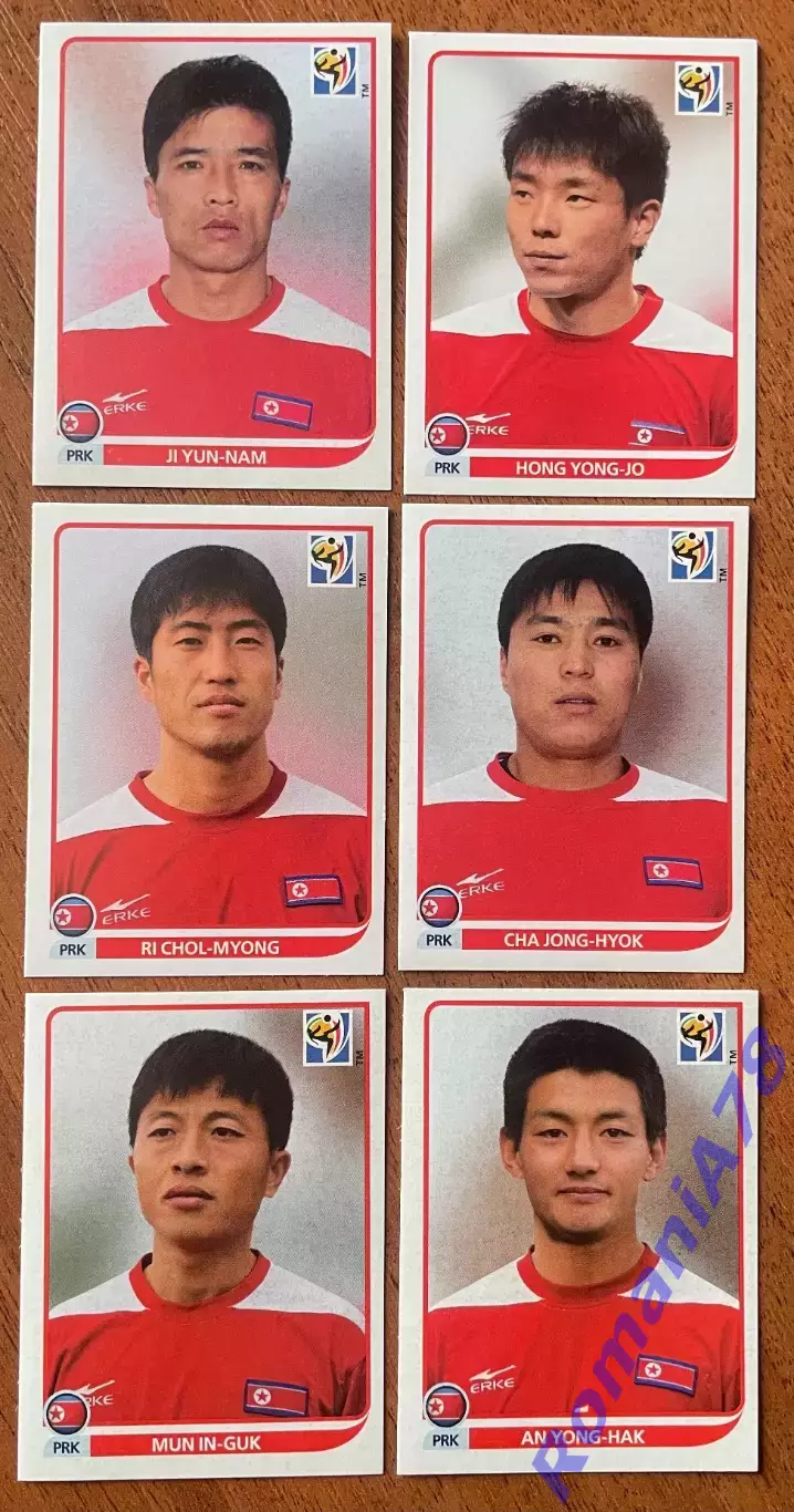 Футбол.Наклейки.КНДР.Panini FIFA World Cup South Africa 2010