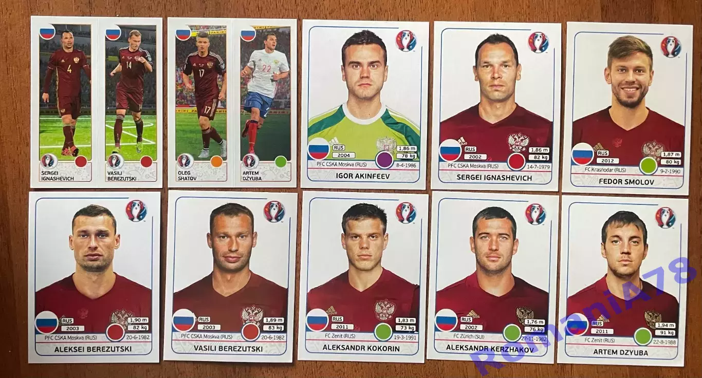 Футбол.Наклейки..Panini UEFA Euro France 2016