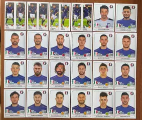 Футбол.Наклейки.Італія .Panini UEFA Euro France 2016