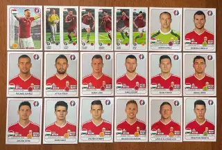 Футбол.Наклейки.Угорщина .Panini UEFA Euro France 2016