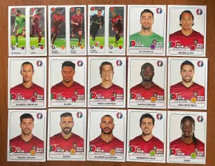 Футбол.Наклейки.Португалія .Panini UEFA Euro France 2016