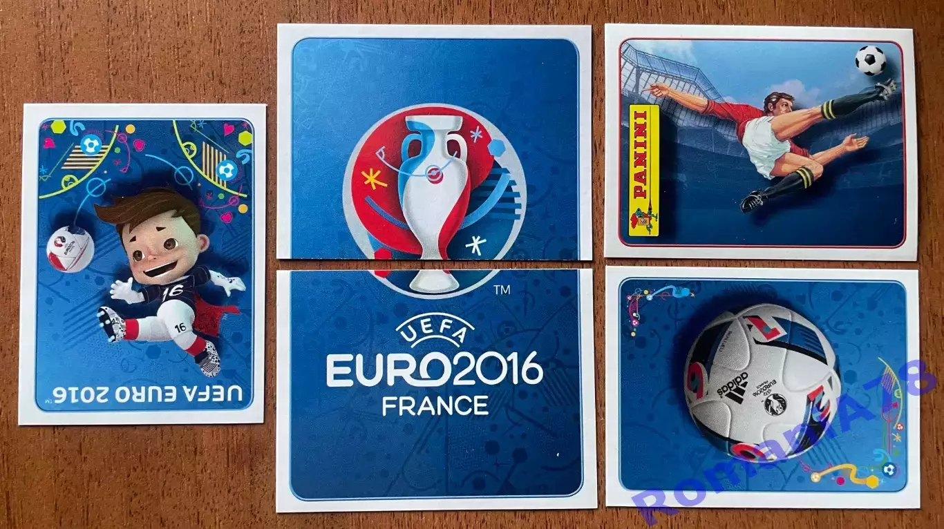 Футбол.Наклейки.Panini UEFA Euro France 2016