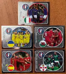 Футбол.Наклейки.Команди.Panini UEFA Euro France 2016