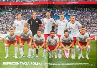 Футбол.Двосторонній постер Польща/ЧС2018 календар