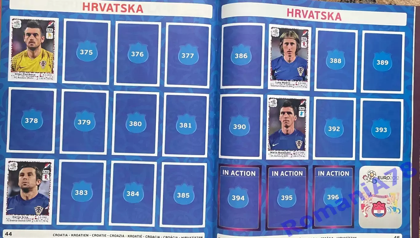 Футбол.Альбом.Чемпіонат Європи.Panini.2012 4