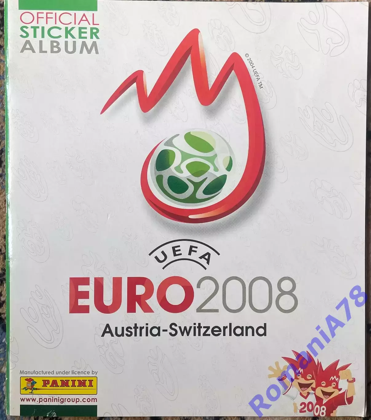 Футбол.Альбом.Чемпіонат Європи.Panini.2008