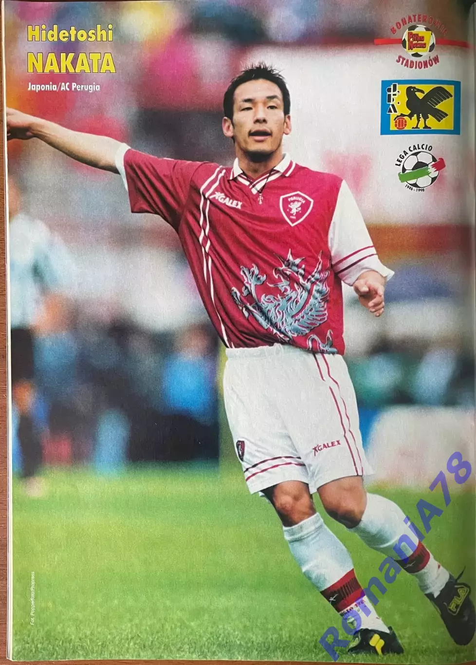 Журнал. Футбол Pilka Nozna N50/1998 Постер США,Наката 2