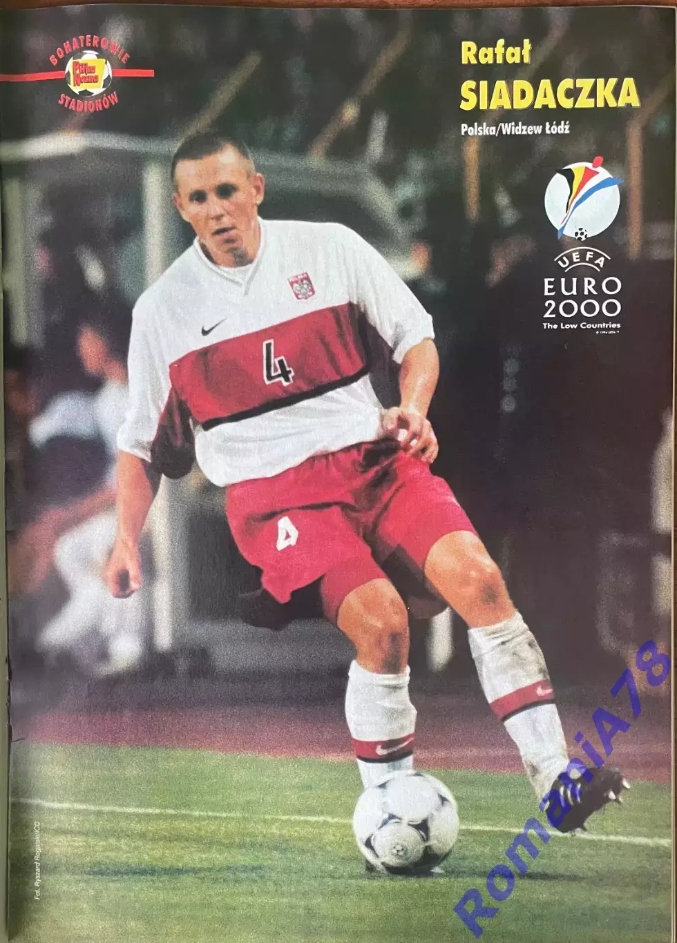 Журнал. Футбол Pilka Nozna N50/1998 Постер США,Наката 3