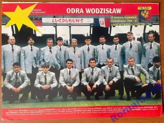 Футбол.Постер двосторонній з журналу Pilka Nozna Одразу,Луіс Енріке