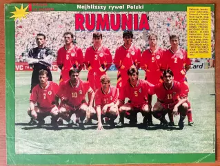 Футбол.Постерз журналу Pilka Nozna Румунія.