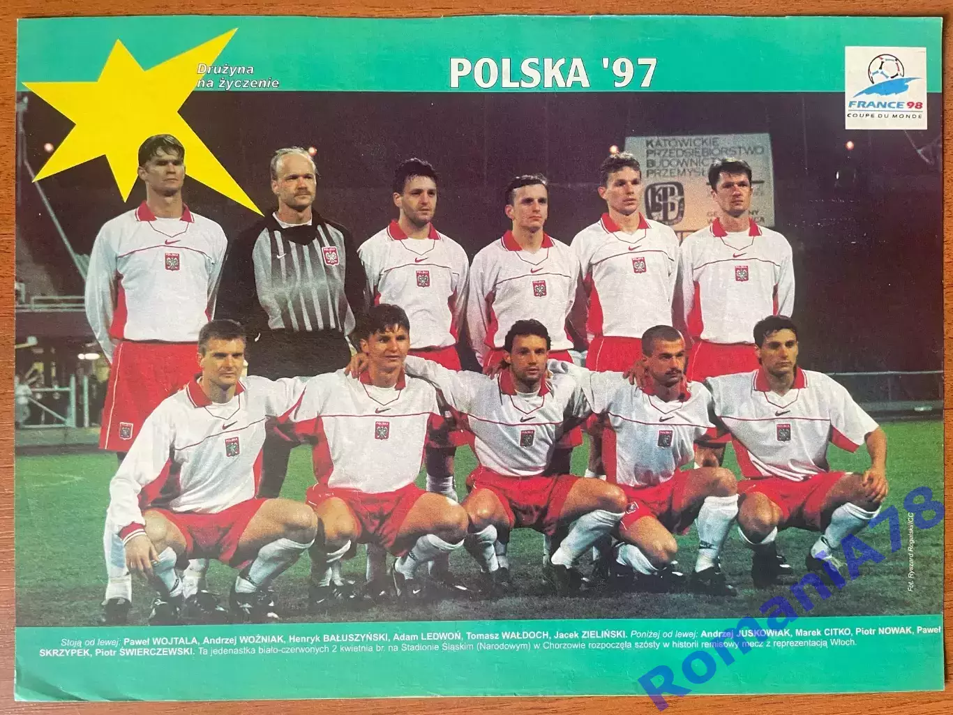 Футбол. Постерз журналу Pilka Nozna Польща