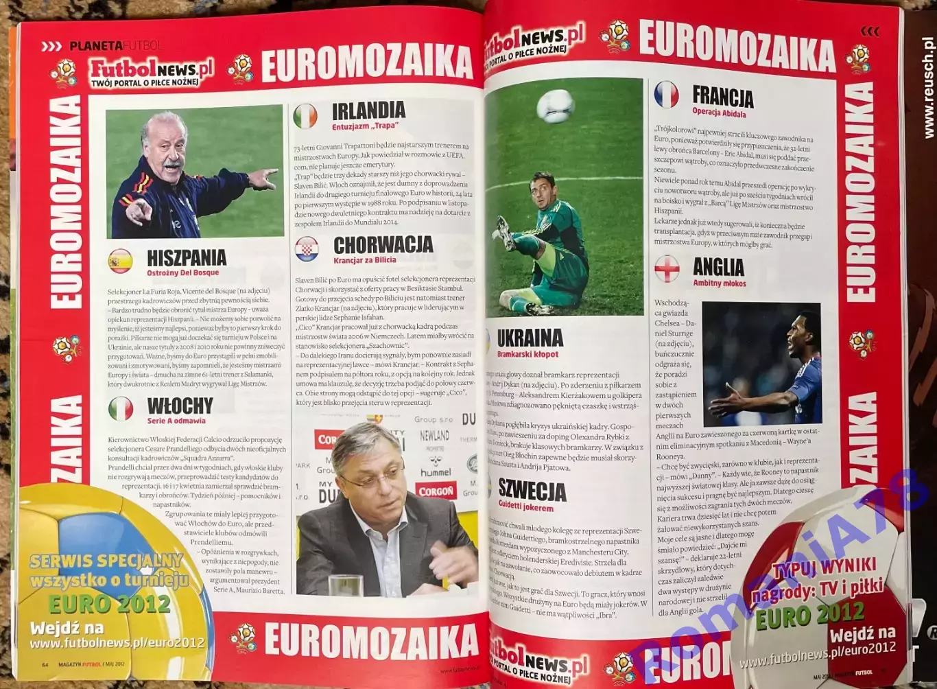 Журнал.Футбол.Futbol N5/2012.Постер Кін. 2