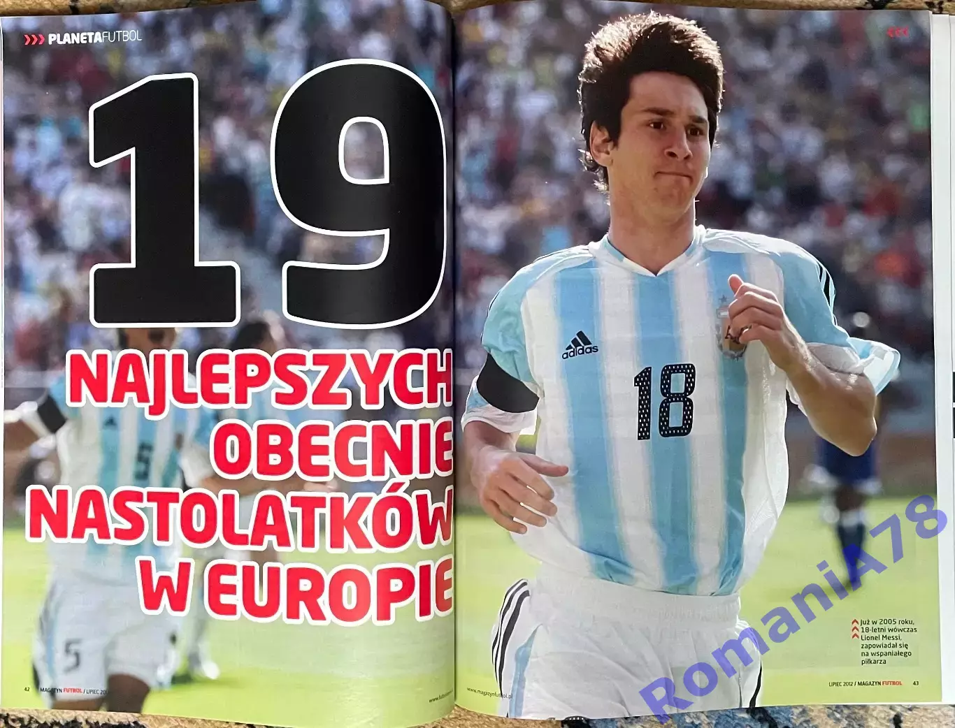 Футбол. Журнал. Futbol. N7/2012.Мессі. 1