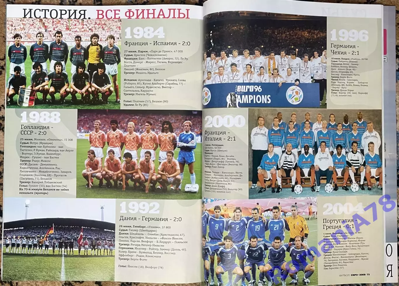 Футбол .Спецвипуск. Чемпіонат Європи 2008. 6