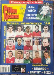 Журнал. Футбол Pilka Nozna N47/1998.Постер Польща,Жинола.