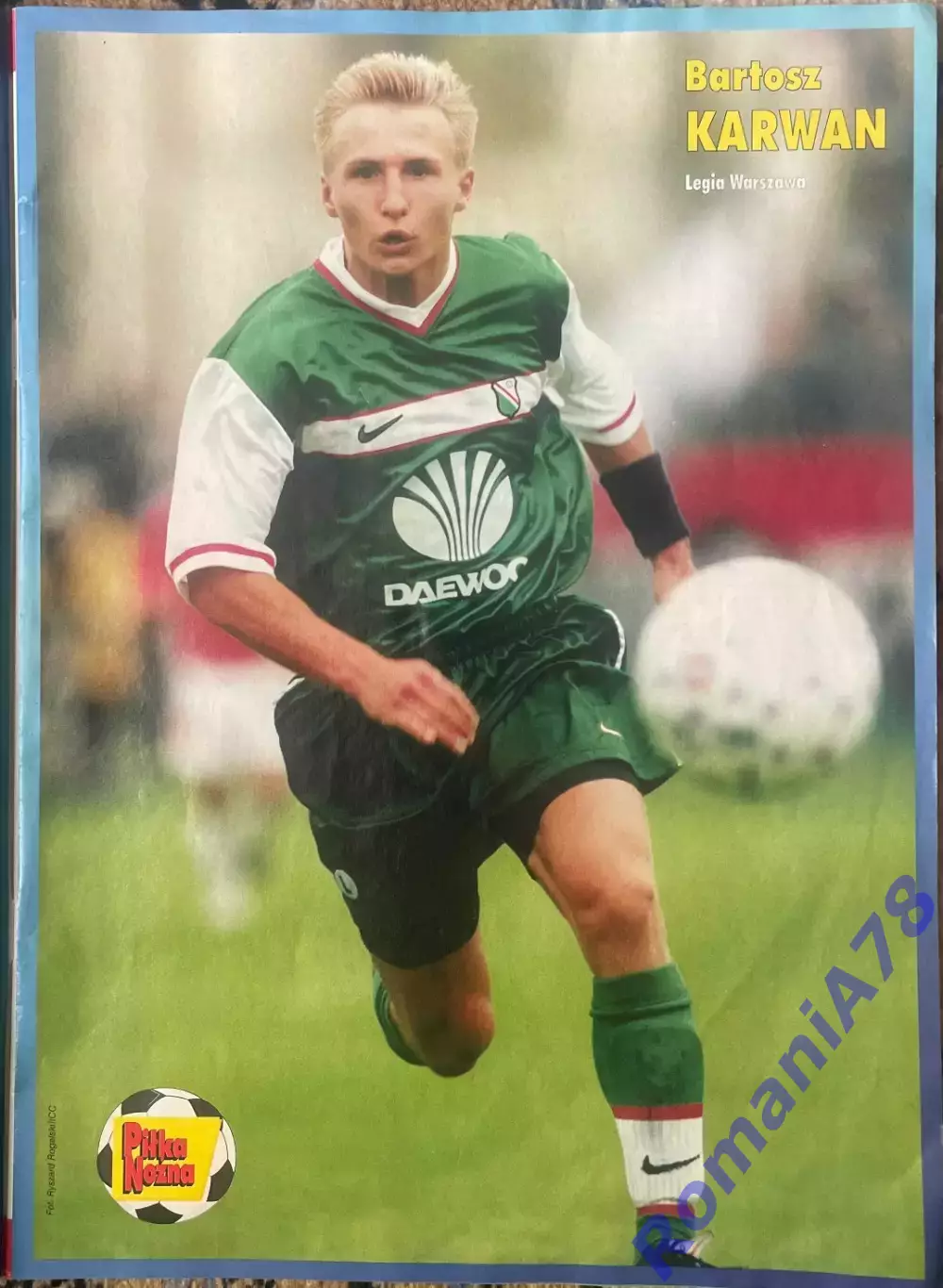 Журнал. Футбол Pilka Nozna N42/1998.Постер Польща,Богоссян. 4