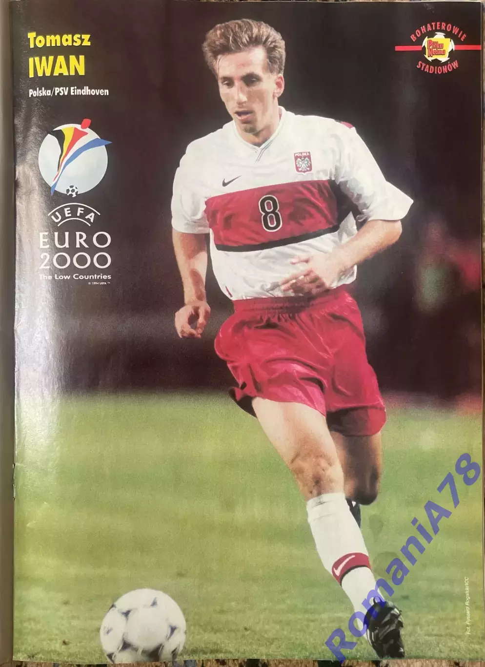 Журнал. Футбол Pilka Nozna N41/1998.Постер Італія,Креспо. 5