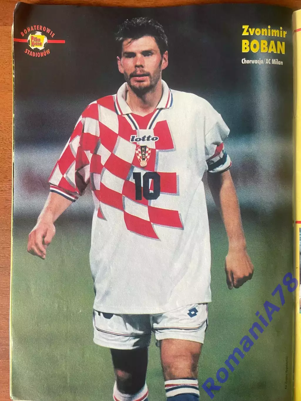Журнал. Футбол Pilka Nozna N20/1998.Постер Сімеоне,Бобан 2
