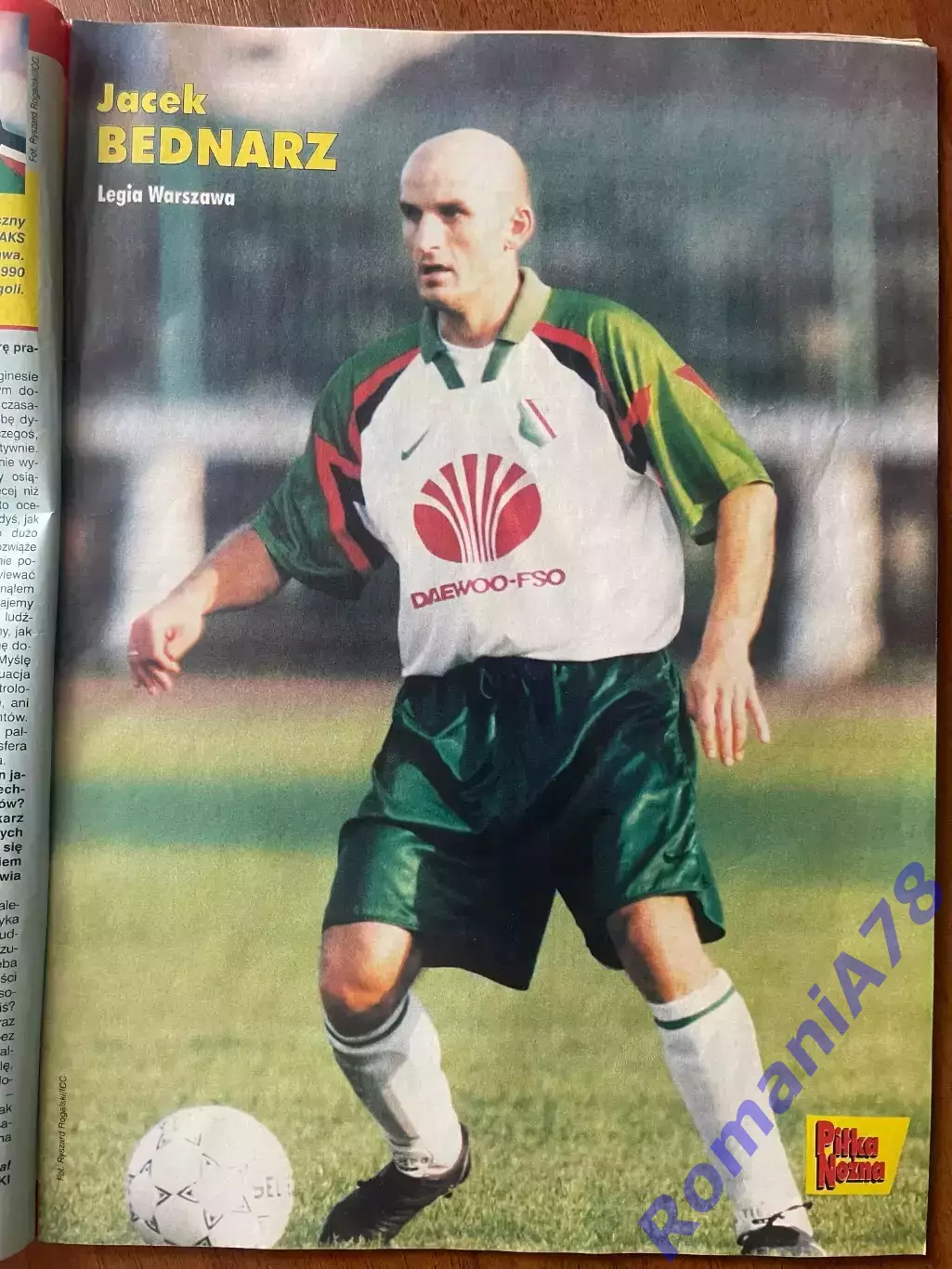Журнал. Футбол Pilka Nozna N4/1998.Постер Болгарія,Роберто Карлос,Ширер 7