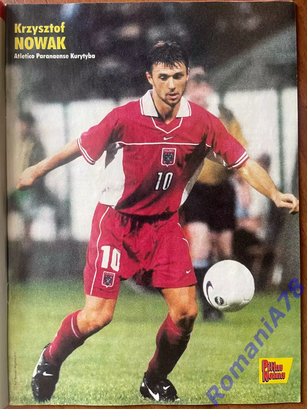 Журнал. Футбол Pilka Nozna N2/1998.Постер Роналдо,Польща,Сімоеш,Казірагі 6