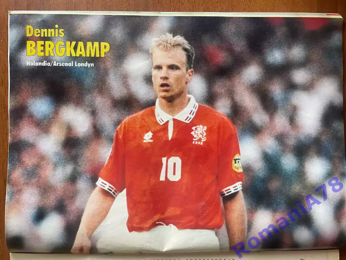 Журнал. Футбол Pilka Nozna N6/1998.Постер С.Аравія,Фігу,Бергкамп. 3