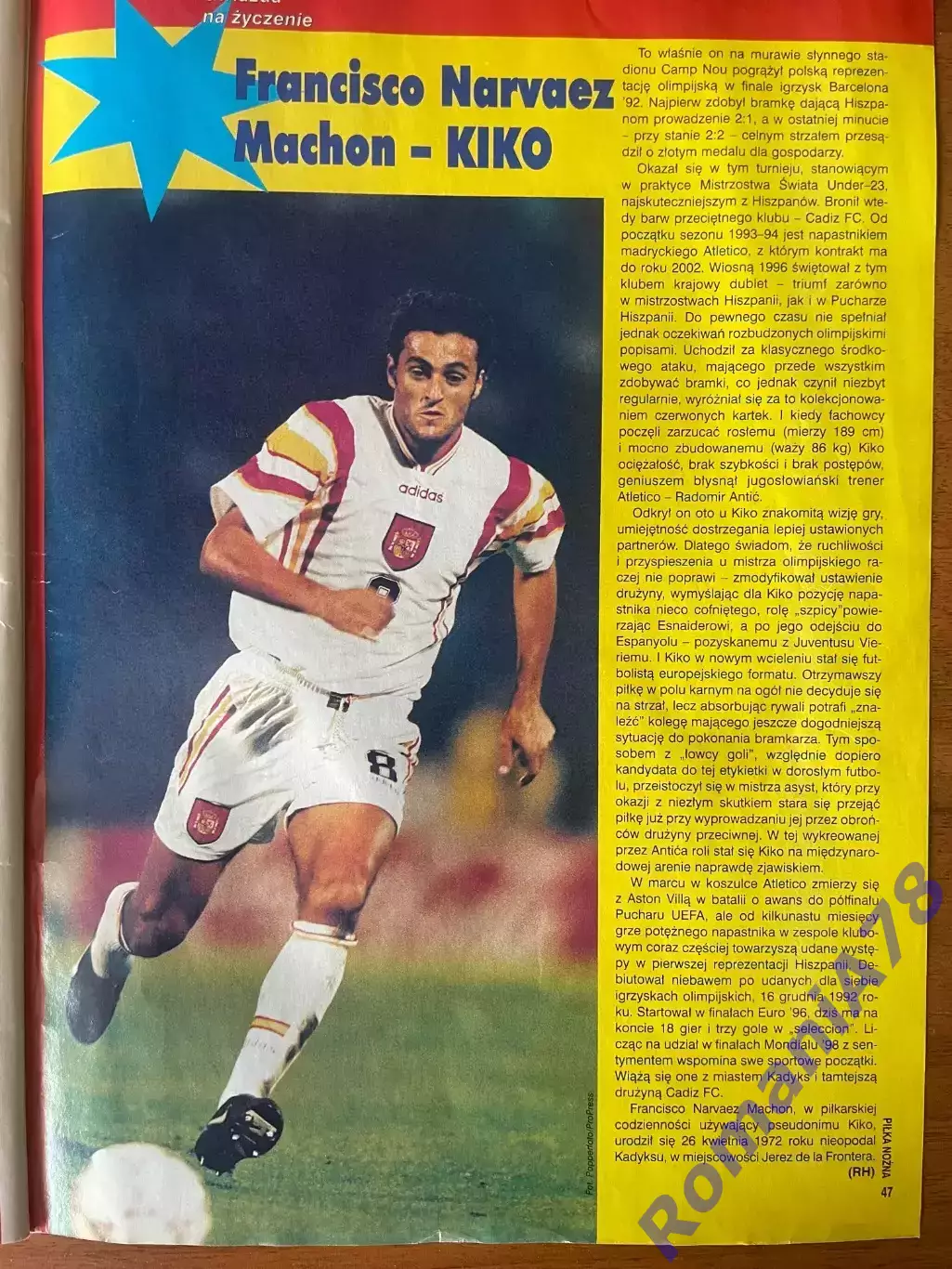 Журнал. Футбол Pilka Nozna 52/1997 Постери 4