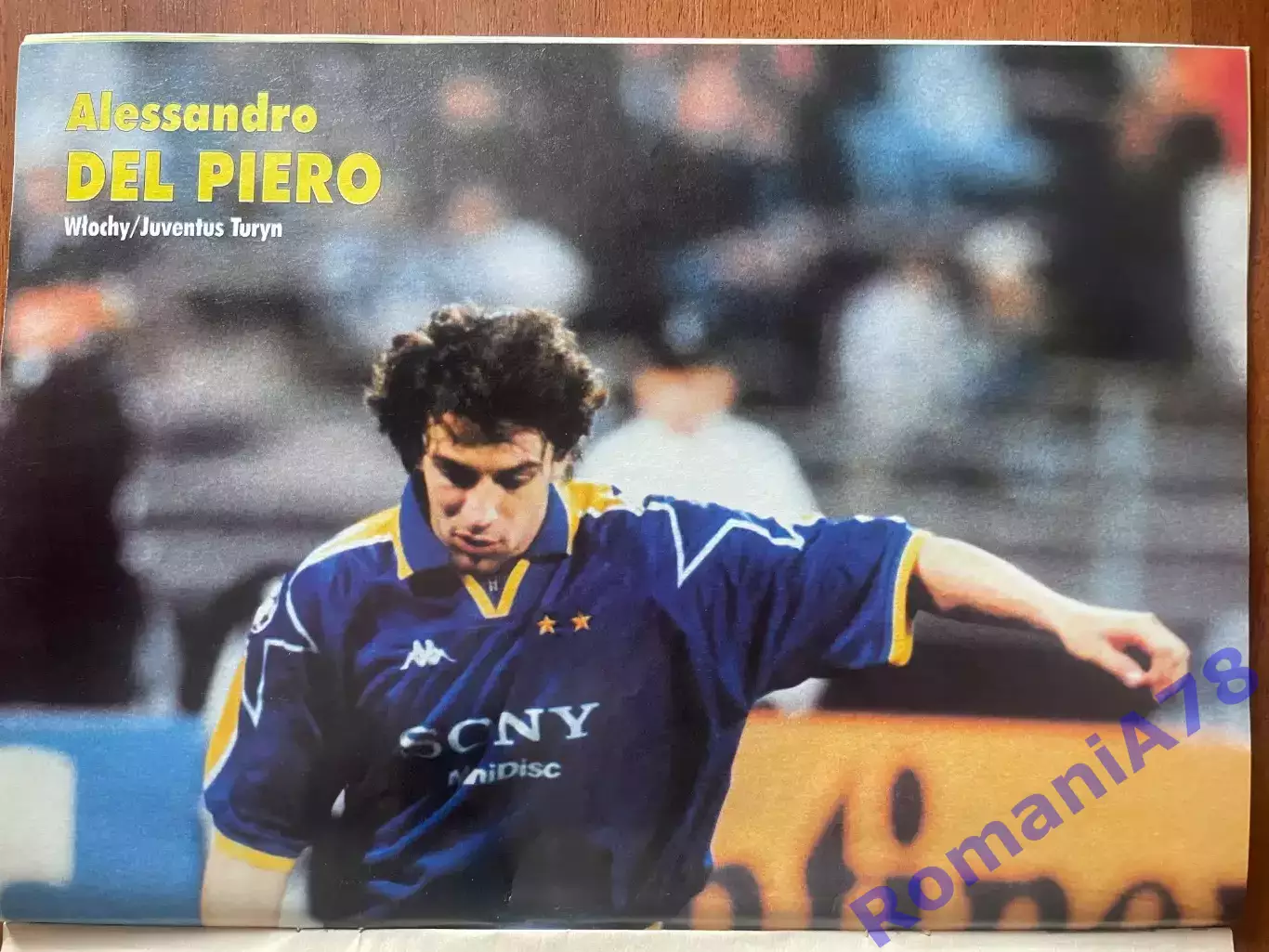 Журнал. Футбол Pilka Nozna 5/1998.Постер Швеція,Дель Пьєро,Недвед 2