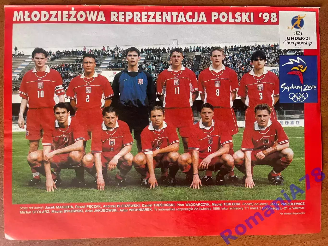Футбол Pilka Nozna Постер Польща