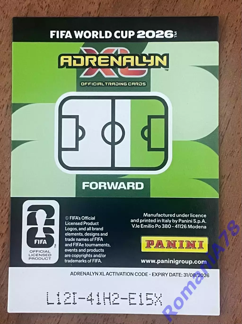 Panini FIFA World Cup 2026. Adrenalyn XL 1