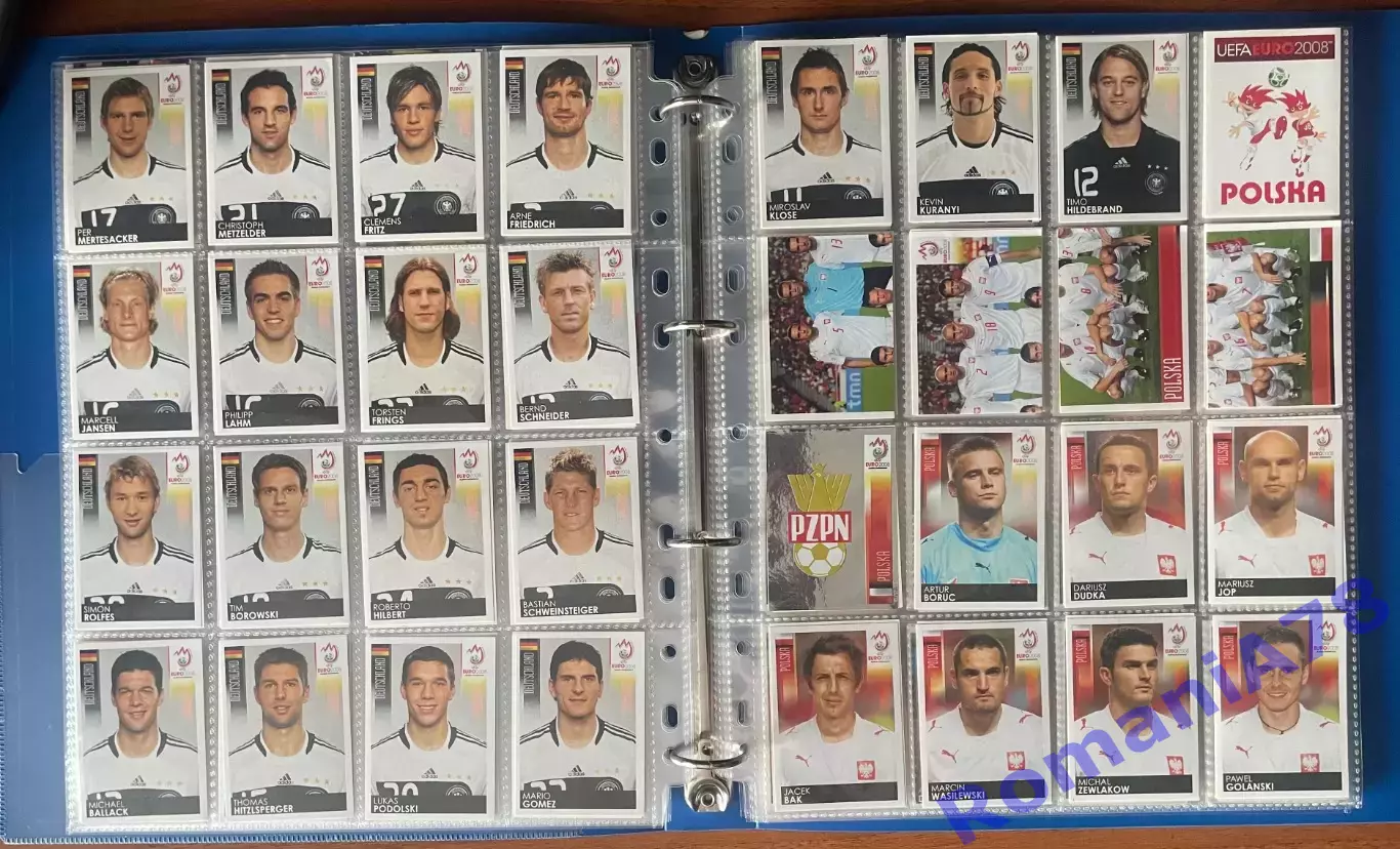 Футбол UEFA Euro Austria-Switzerland 2008.Panini.Порожній альбом+неповний сет. 3
