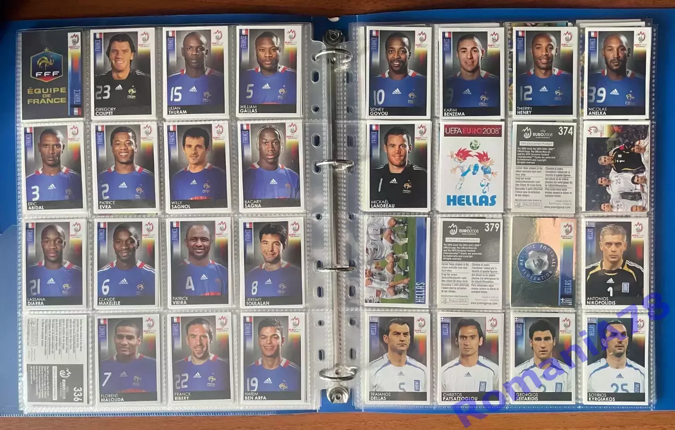 Футбол UEFA Euro Austria-Switzerland 2008.Panini.Порожній альбом+неповний сет. 5