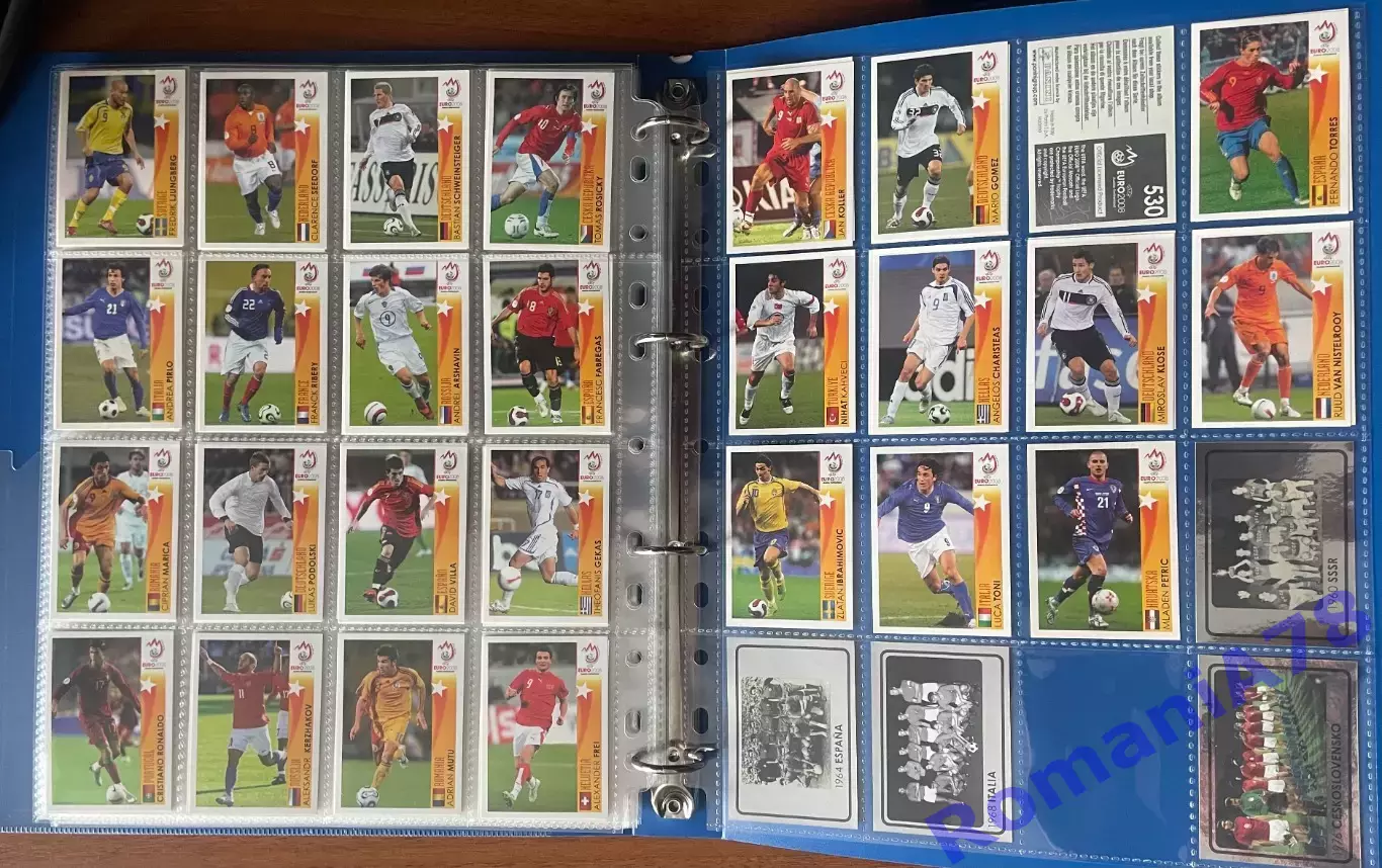 Футбол UEFA Euro Austria-Switzerland 2008.Panini.Порожній альбом+неповний сет. 7
