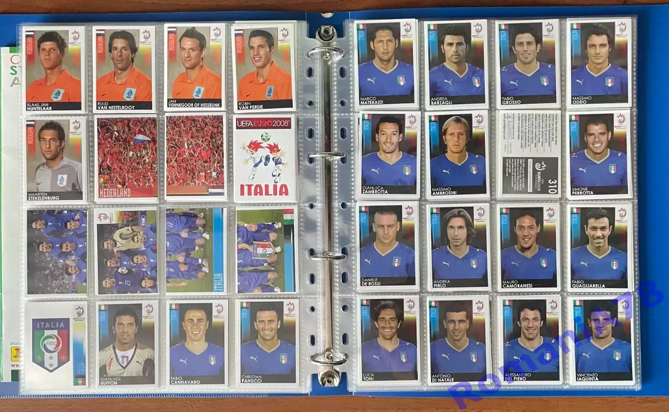 Футбол UEFA Euro Austria-Switzerland 2008.Panini.Порожній альбом+неповний сет. 3