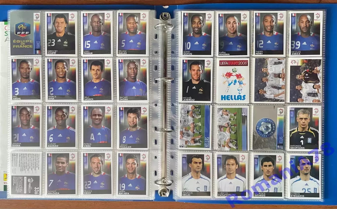Футбол UEFA Euro Austria-Switzerland 2008.Panini.Порожній альбом+неповний сет. 4