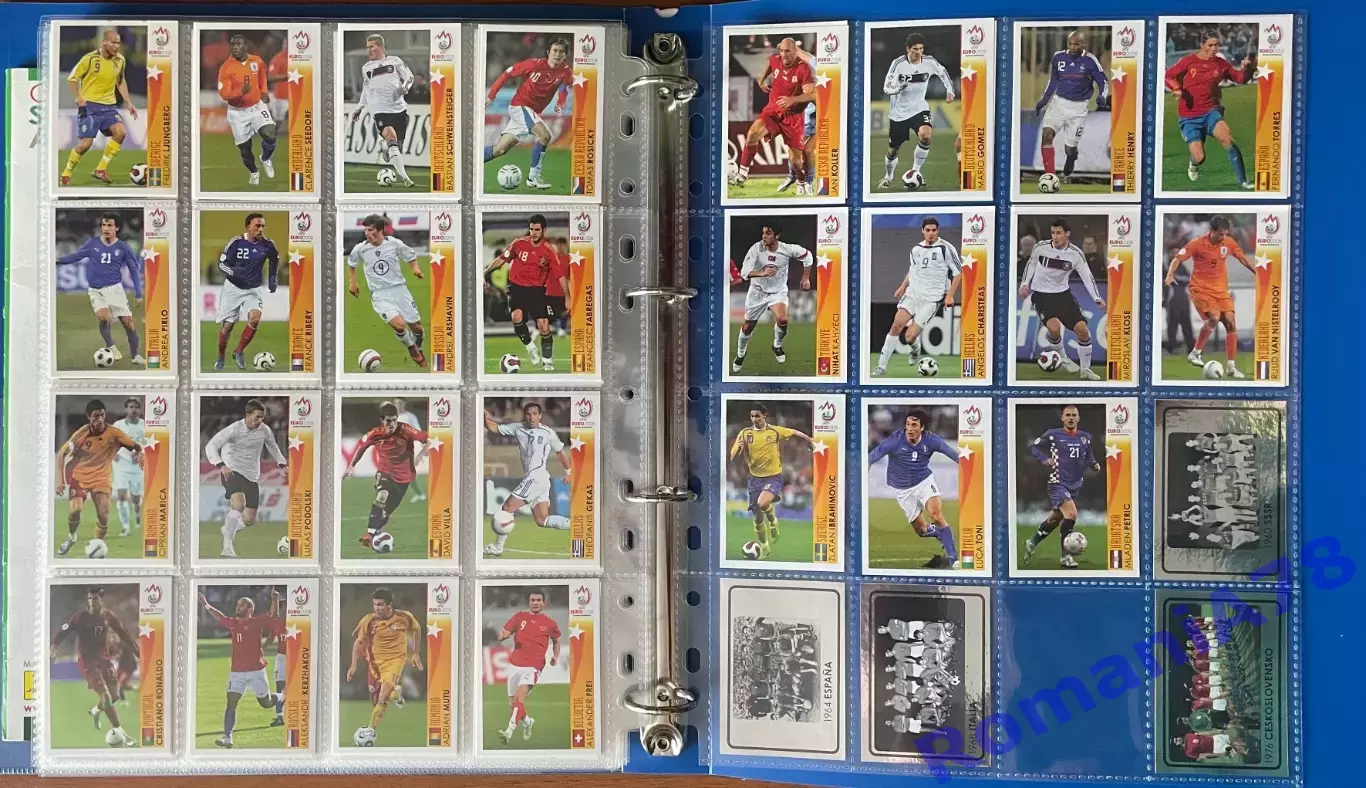 Футбол UEFA Euro Austria-Switzerland 2008.Panini.Порожній альбом+неповний сет. 7